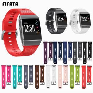 Fitbit ionic Smartwatches 다채로운 스포츠 밴드용 실리콘 손목 팔찌용 FIFATA 교체 시계 스트랩