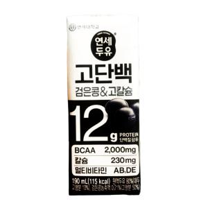 연세두유 고단백 검은콩 고칼슘 190ml 72개