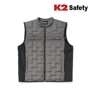 K2 Safety 가벼운 겨울 생활 방수 방풍 조끼 VE-F3603 (Grey)