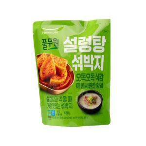 풀무원 설렁탕 섞박지 홈파티 소스 간식 탕비실 자취 450g