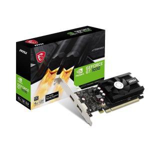 MSI 게이밍 지포스 GT 1030 4GB GDRR4 64비트 HDCP 지원 DirectX 12 DP/HDMI 싱글 팬 OC 그래픽 카드 (GT 4