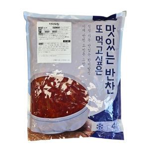 또밥찬  엘케이 국내제조 더덕무침 4kg 아삭 매콤 국민반찬