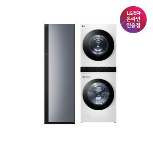 LG 오브제컬렉션 워시타워 스타일러 세트 W21WAM+SC5GMR52 (W21WAM-5M5)