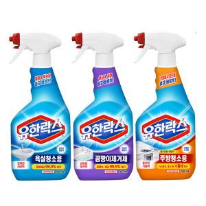 유한락스 욕실청소용 곰팡이제거제 주방청소용 600ml 2개 살균세척제