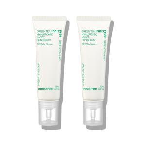 이니스프리 그린티 히알루론산 수분 선세럼 SPF50+ PA4+ 50mL 2개