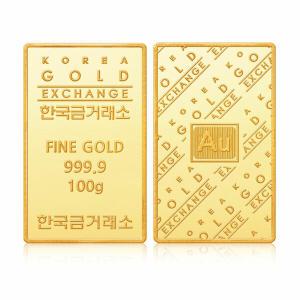 [최대 60개월 무이자] 한국금거래소 골드바 100g [순금24k]