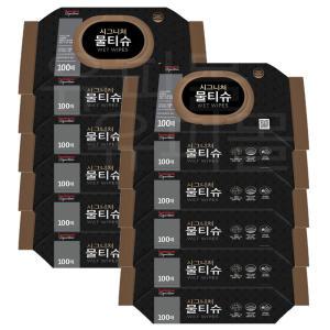 홈플러스 시그니처 물티슈 캡형 100매 x10개