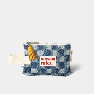 [마스마룰즈]Mini strap pouch _ Rough Denim