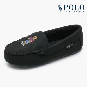 [폴로](대전신세계)(POLO) BEAR SLIPPER 털  슬립온 블랙  (RF104390PC)