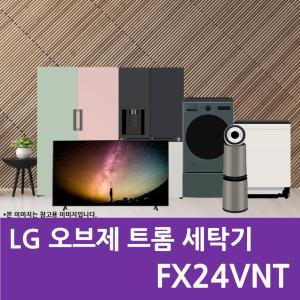 LG전자 트롬 오브제켈렉션 FX24VNT 드럼세탁기 모던스테인리스