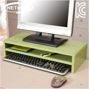 넷메이트NETMATE[2단 모니터 받침대]모니터선반/컴퓨터받침대/컴퓨터선반/사무용가구/NMK-OMS06_