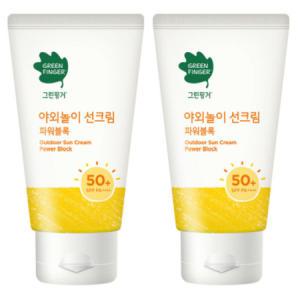 야외놀이 선크림 파워블록 80ml x2개 /유치원어린이집선크림/유아선크림/순한선크림