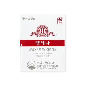 유한양행 엘레나 UREX 프로바이오틱스 170mg 60캡슐 / H9