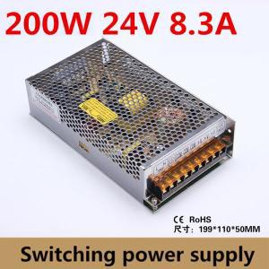 파워서플라이 200W 24V 8.3A 단일 출력 스위칭 전원 공급 장치 LED 스트립 CNC 3D 인쇄 장비 입력 ac 110-2