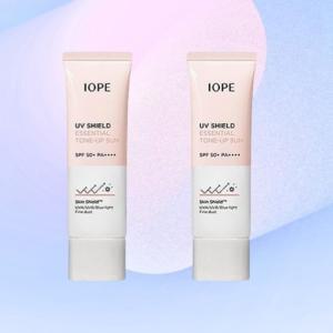 [리뉴얼]아이오페 유브이 쉴드 톤업 선 50ml(SPF50+) 2개