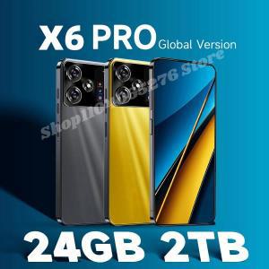 스마트폰 공기계 정식발매 새제품 X6 프로 글로벌 버전 스마트폰, 스냅드래곤 8 Gen 3, 16G + 1TB, 7000mAh