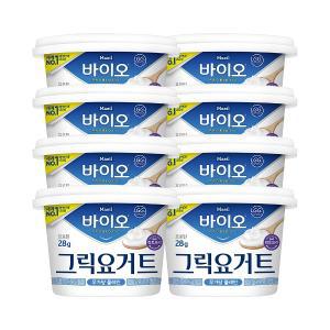 [매일]바이오 그릭요거트 무가당 플레인 400g 8개