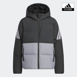 [아디다스키즈](의정부점)[adidas kids] (A130~A160) 스포츠웨어 컬러블록 다운 재킷 (JI6145)