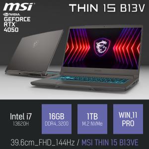 ⓒ MSI 씬 15 B13VE i7-13620H 16GB 1TB WIN11 / 편집 고성능 게임 포토샵 노트북