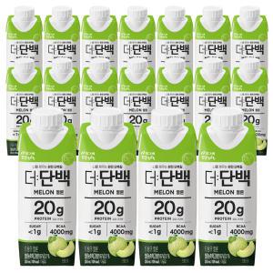 빙그레 더단백 드링크 멜론 250ml 18개 / 프로틴 단백질 보충 음료