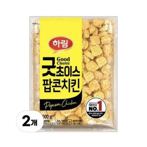 하림 굿초이스 팝콘치킨 1000g+1000g