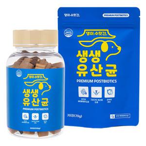 댕이수랏간 생생 유산균 강아지 유산균 프로바이오틱스 설사 구토 변비 100g/70g