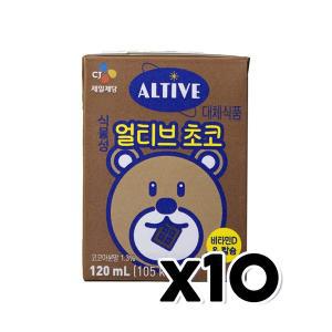 [기타]식물성 얼티브 초코 어린이음료 120ml x 10개