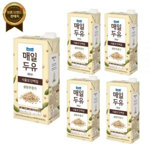 매일두유 99.9 950ml 대용량 6팩 무설탕 식물성 단백질 원액 두유 [원산지:상세설명에 표시]