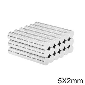 얇은 디스크 희토류 자석  소형 원형 N35 영구 네오디뮴 5x2mm 10 ~ 1500PCs