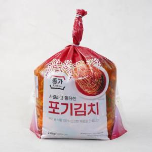 대상 종가 시원깔끔 포기김치 2.8kg(비닐)