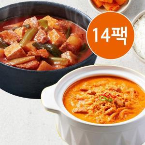 [기타]교동 고추장찌개 7팩+콩비지찌개 7팩(총14팩)