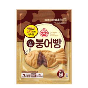 오뚜기 꼬리까지 가득찬 판 붕어빵 & 슈크림 붕어빵 450g