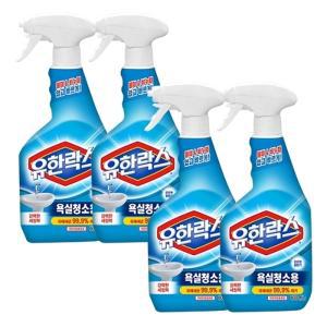 유한락스 욕실 청소용 600ml 2입 x2