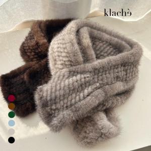 [KLACHE]클라셰 리얼밍크데일리슬릿머플러_B4M2250