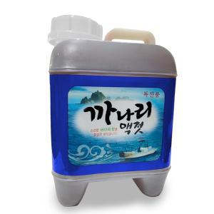 강경젓갈 까나리액젓(국내산) 5kg. 국내산천일염 염장 자연숙성.