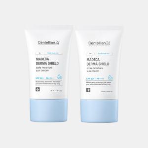 동국제약 마데카 더마 쉴드 세이프 수분 선크림 50ml 2개 SPF50+