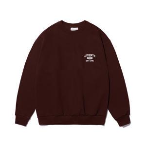 [기모] York Symbol Sweat Shirt Burgundy