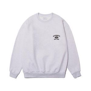 [기모] York Symbol Sweat Shirt Melange Gray