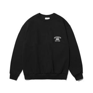 [기모] York Symbol Sweat Shirt Black