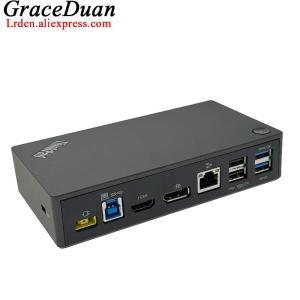 레노버 씽크패드 노트북용 USB 3.0 울트라 독, 40A8 DK1523 도킹 스테이션, 4K DP HDMI RJ45, 03X7131, 03X