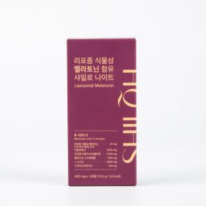 샤일로 리포좀 식물성 멜라토닌 450mg 콜라겐 히알루론산 엘라스틴 함유