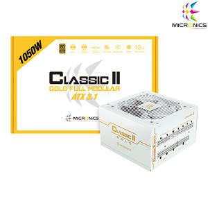 마이크로닉스 Classic II 1050W 80PLUS골드 풀모듈러 ATX3.1 화이트