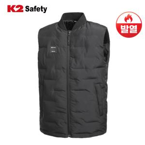 발열조끼 K2 safety 슬림히트II 3히트패드 웰론충전 제전안감 4단조절 분리 세탁가능