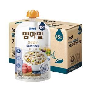 맘마밀 안심밥상 전복모듬채소 140g 10팩