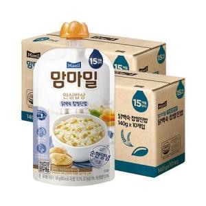 맘마밀 안심밥상 닭백숙찹쌀 140g 20팩