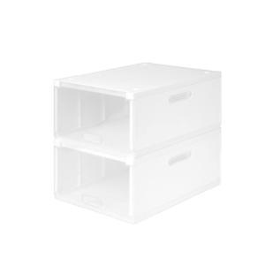 리템 시스템 신발장 WHITE, 2PACK, 1개