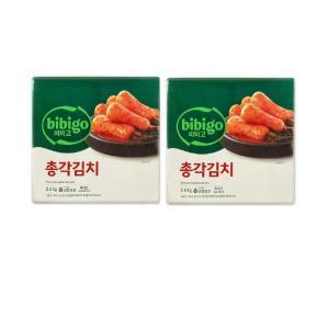 비비고 총각김치 2.4kg x 2 -단단한 국내산 알타리무만 엄선