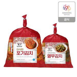 (y)[종가] 아삭한포기김치 4.4kg + 열무 1.5kg