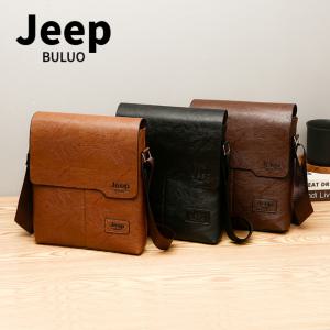 JEEP BULUO 미니 크로스백 가죽 가방 여행 휴대용 핸드폰 보조 가방