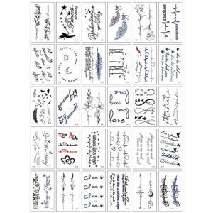 노출의상 포인트 타투 스티커 30매입 반팔헤나 디자인예쁜 붙이는문신